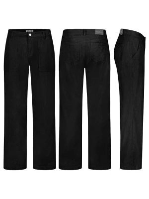 Sublevel Spodnie sztruksowe w kolorze czarnym rozmiar: XS