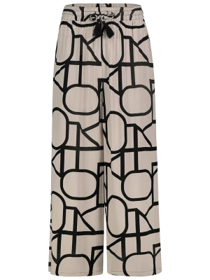 Sublevel Spodnie w kolorze beżowo-czarnym rozmiar: XXL