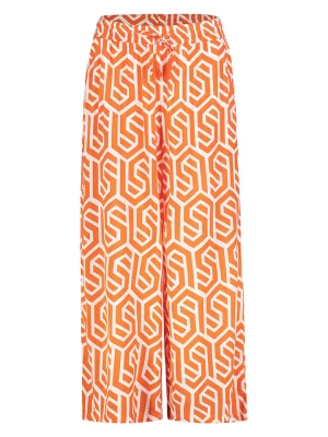 Sublevel Spodnie w kolorze biało-pomarańczowym rozmiar: XL