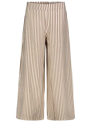 Sublevel Spodnie w kolorze brązowo-białym rozmiar: S