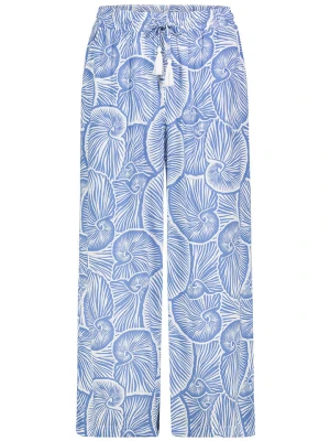 Sublevel Spodnie w kolorze niebiesko-białym rozmiar: M