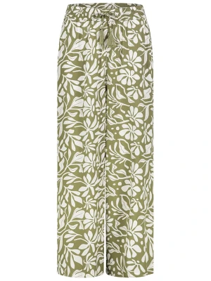 Sublevel Spodnie w kolorze oliwkowo-białym rozmiar: XL