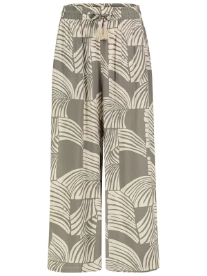 Sublevel Spodnie w kolorze oliwkowo-kremowym rozmiar: XL