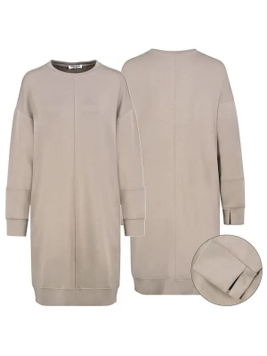 Sublevel Sukienka dresowa w kolorze beżowym rozmiar: S