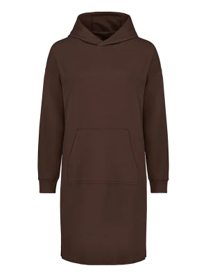 Sublevel Sukienka dresowa w kolorze ciemnobrązowym rozmiar: XS