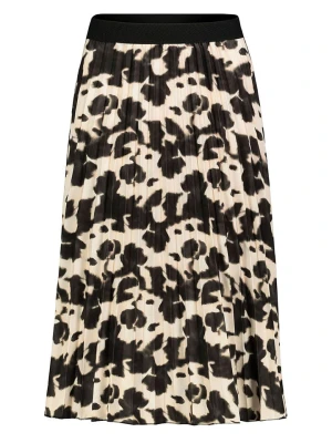 Sublevel Sukienka w kolorze beżowo-czarnym rozmiar: M/L