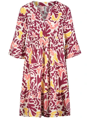 Sublevel Sukienka w kolorze bordowo-białym rozmiar: S