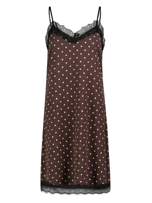 Sublevel Sukienka w kolorze brązowo-czarnym rozmiar: M / L