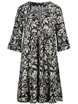 Sublevel Sukienka w kolorze czarno-beżowym rozmiar: S
