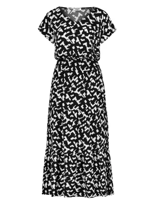 Sublevel Sukienka w kolorze czarno-kremowym rozmiar: L