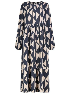 Sublevel Sukienka w kolorze granatowo-kremowym rozmiar: XS