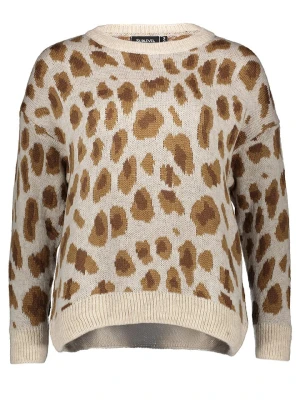 Sublevel Sweter w kolorze beżowo-jasnobrązowym rozmiar: L/XL