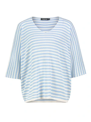 Sublevel Sweter w kolorze błękitno-białym rozmiar: L/XL