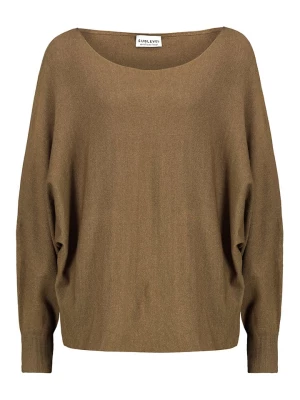 Sublevel Sweter w kolorze jasnobrązowym rozmiar: L/XL