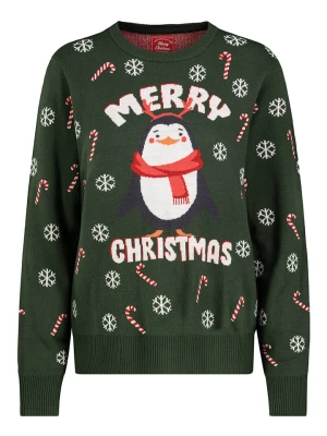 Sublevel Sweter w kolorze ciemnozielonym rozmiar: XL