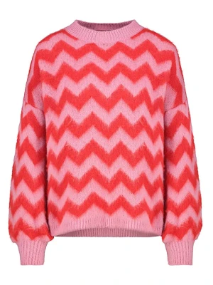 Sublevel Sweter w kolorze różowo-jasnoróżowym rozmiar: L / XL