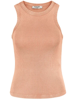 Sublevel Top w kolorze brzoskwiniowym rozmiar: L