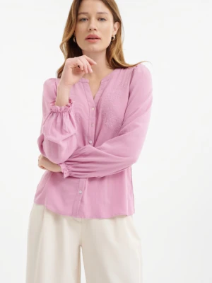 Subtelna różowa bluzka Greenpoint