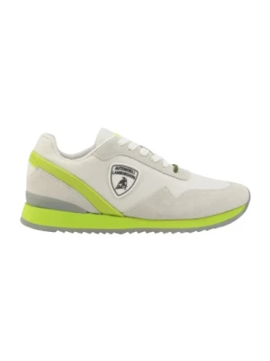 Suede Fabric Sneakers Rubber Sole Automobili Lamborghini