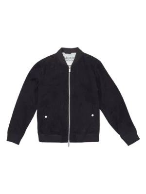 Suede Nero Bomber Archiwum Selected Homme