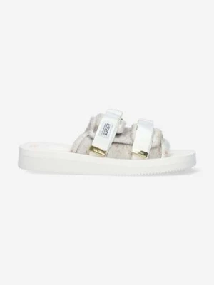 Suicoke klapki Rubber Sole MOTO-VHL kolor biały MOTO.VHL-WHITE