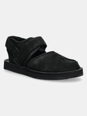 Suicoke sandały nubukowe BITA-2-L kolor czarny BITA-2-L