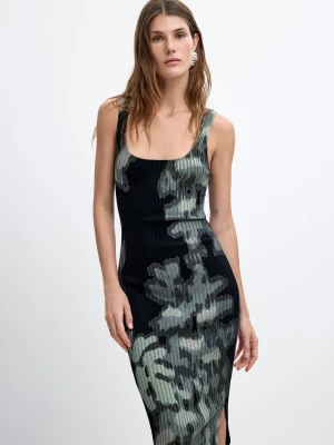 Sukienka 2 w 1 .C. Lacroix Desigual czarny