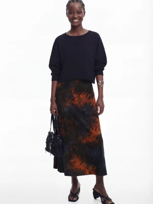 Sukienka 2 w 1 w zwierzęcy wzór Desigual