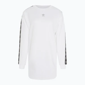 Sukienka adidas Crew Long Sleeve white