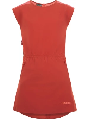 Trollkids Sukienka "Arendal" w kolorze czerwonym rozmiar: 164
