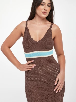 Sukienka ażurowa midi ERMANNO FIRENZE