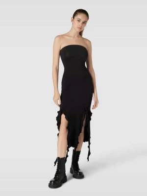 Sukienka bandażowa o długości do kolan z rozcięciami model ‘LILA’ Only