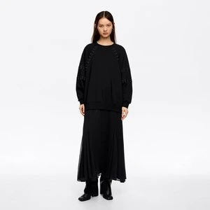 Sukienka bluza nity czarna efekt sprania BIMBA Y LOLA