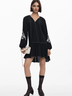 Sukienka Boho z haftami Desigual