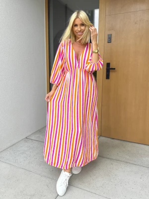 Sukienka Bosca Stripes Orange ClothStore