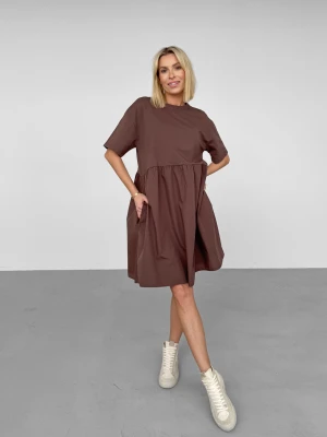 Sukienka Brązowa Cushy ClothStore
