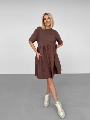 Sukienka Brązowa Cushy ClothStore