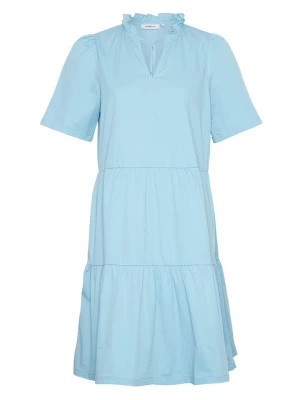 MOSS COPENHAGEN Sukienka "Candra Lana" w kolorze błękitnym rozmiar: L