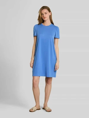 Sukienka casualowa o kroju regular fit z mieszanki modalu Tom Tailor Królewski niebieski