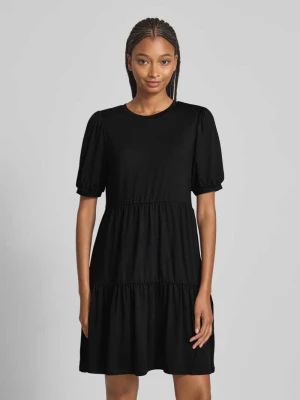 Sukienka casualowa o kroju regular fit ze wzorem na całej powierzchni model ‘NALA’ Pieces