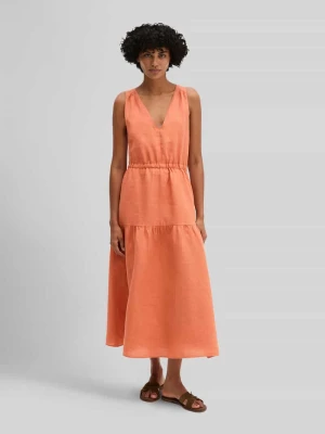 Sukienka casualowa o kroju relaxed fit z czystego lnu Marc O'Polo