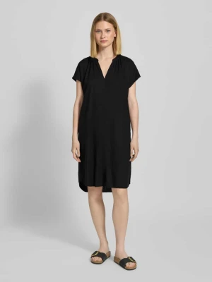 Sukienka casualowa o kroju relaxed fit z mieszanki lnu i wiskozy s.Oliver RED LABEL
