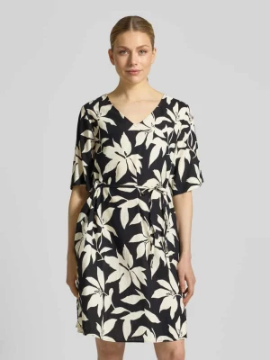 Sukienka casualowa o kroju relaxed fit z mieszanki wiskozy s.Oliver RED LABEL