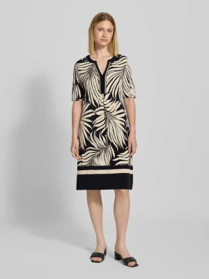 Sukienka casualowa o kroju relaxed fit z ozdobną tasiemką s.Oliver BLACK LABEL