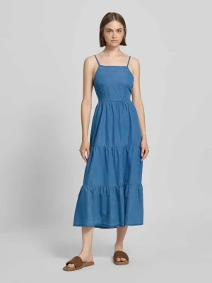 Sukienka casualowa o linii A z mieszanki bawełny i lyocellu model ‘RINA’ Only