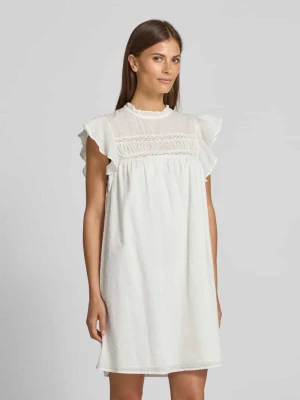 Sukienka casualowa o luźnym kroju z czystej bawełny model ‘TRINE’ Vero Moda