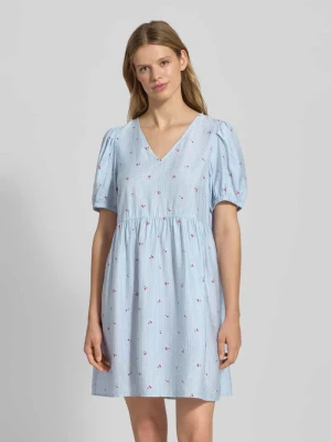 Sukienka casualowa o luźnym kroju z mieszanki wiskozy model ‘FIONNA’ Pieces