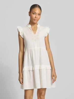 Sukienka casualowa o swobodnym kroju z czystej bawełny model 'Dichte' Vero Moda