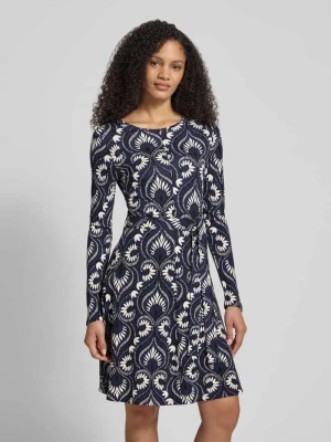 Sukienka casualowa o taliowanym kroju z Mieszanka wiskozy Model 'SAVANA' Weekend Max Mara