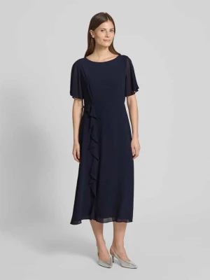 Sukienka casualowa rozkloszowana z falbaną s.Oliver BLACK LABEL